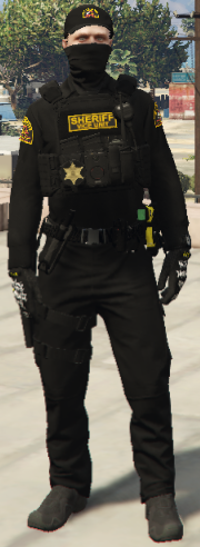 C.I.D. Gang Unit Uniform - Male